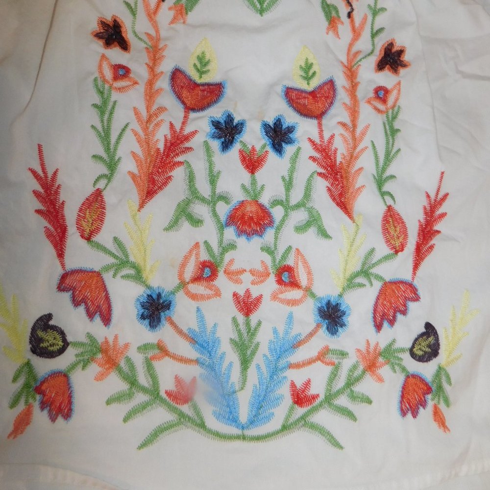 Womens Shirt Size Small Birds Flowers - Picture 4 of 7